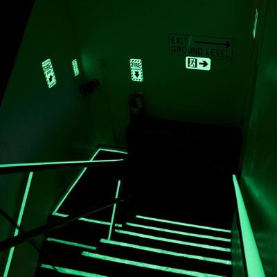 Illuminating Multipurpose Adhesive Strip, Handrail Tape, Tamper resistant Handrail tape, Safety Markings, Egress and Stairwell Solutions